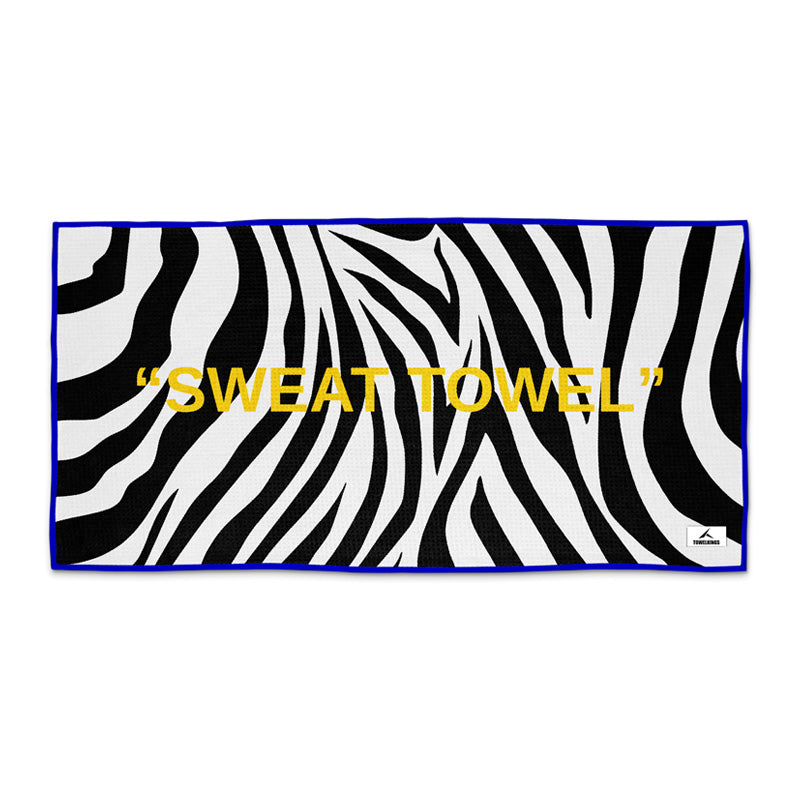 Zebra on Blue
